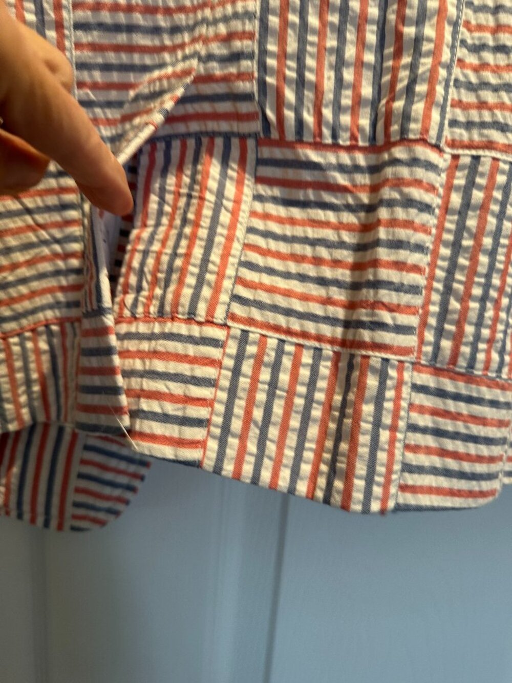 NWT Talbots Seersucker blazer - Picture 5 of 5